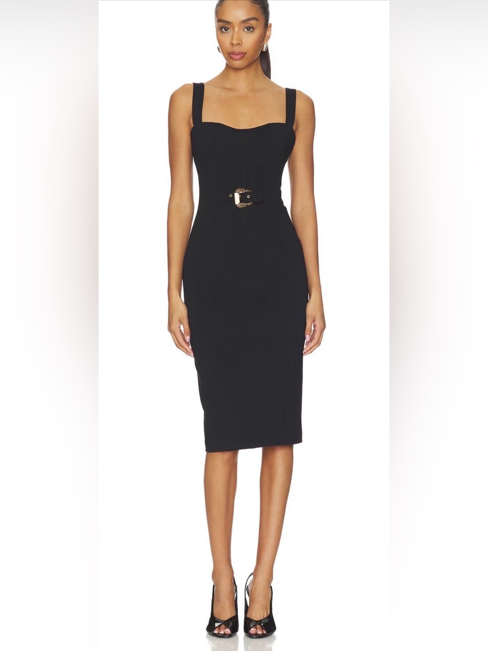 Versace Jeans Couture Belted Dress VUSA Size 38 US Size 0 NWT